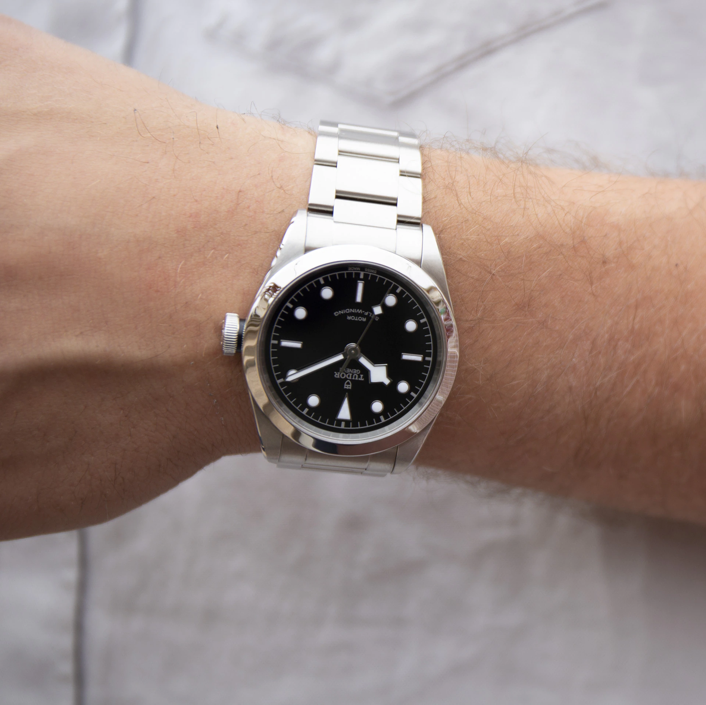 Tudor Black Bay 41, Stainless Steel, 41mm,Ref# M79540-0006, Watch on hand