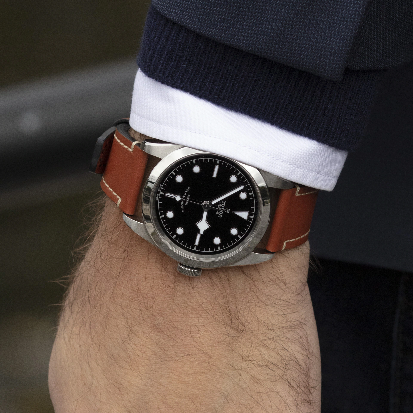 Tudor Black Bay 41, Stainless Steel, 41mm,Ref# M79540-0007, Watch on hand