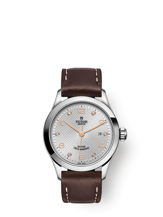 Tudor 1926, Stainless Steel and Diamond-set, 28mm, Ref# M91350-0007