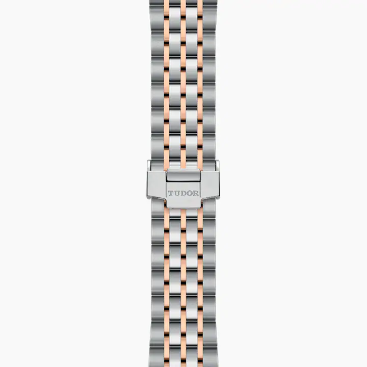 Tudor 1926, Stainless Steel and 18k Rose Gold with Diamond-set, 39mm, Ref# M91551-0004, Bracelet
