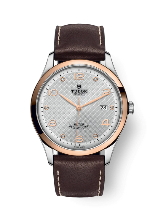 Tudor 1926, Stainless Steel and 18k Rose Gold with Diamond-set, 41mm, Ref# M91651-0006