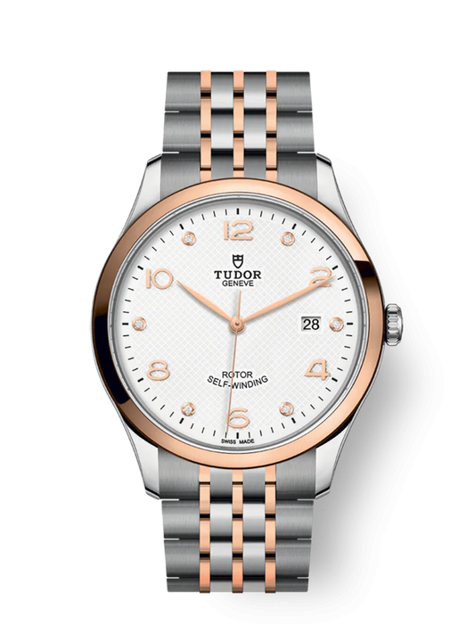 Tudor 1926, Stainless Steel and 18k Rose Gold with Diamond-set, 41mm, Ref# M91651-0011