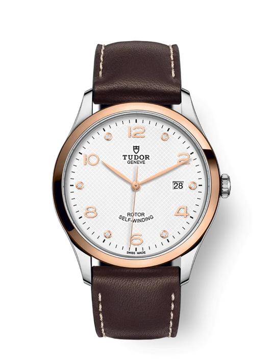 Tudor 1926, Stainless Steel and 18k Rose Gold with Diamond-set, 41mm, Ref# M91651-0012