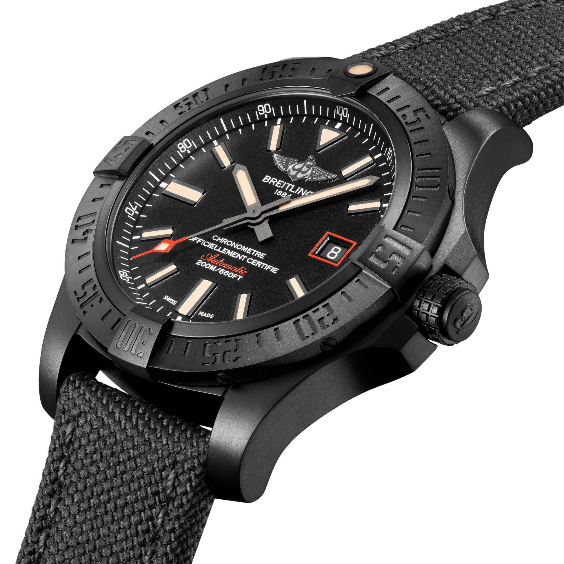 Breitling Avenger BLACKBIRD 44, Ref# V17311101B1W1, Right