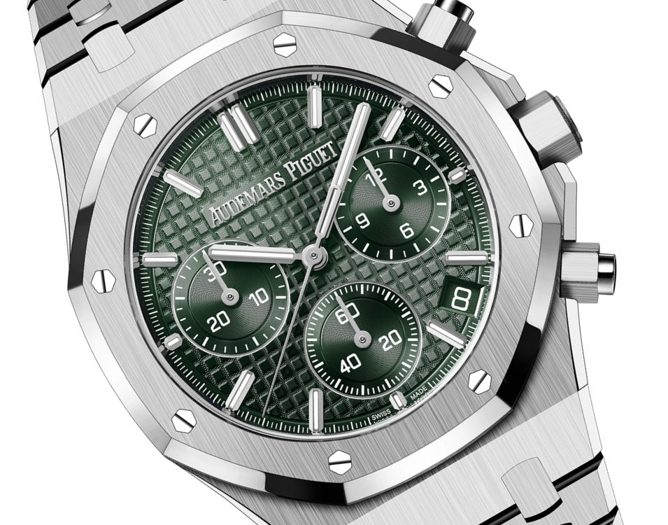 Side Audemars Piguet Royal Oak SELFWINDING CHRONOGRAPH "50TH ANNIVERSARY" Ref# 26240ST.OO.1320ST.04