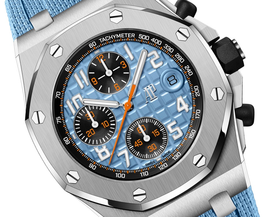 Side Audemars Piguet Royal Oak Offshore SELFWINDING CHRONOGRAPH Ref# 26238ST.OO.A340CA.01
