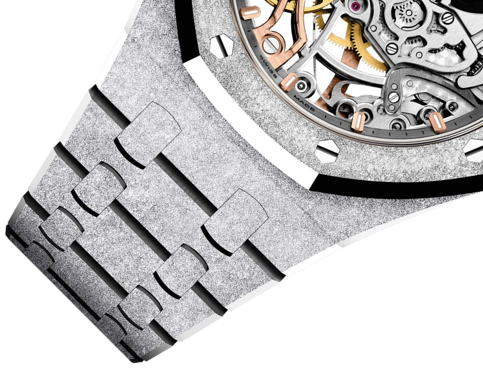 Bracelet Audemars Piguet Royal Oak DOUBLE BALANCE WHEEL OPENWORKED Ref# 15466BC.GG.1259BC.01