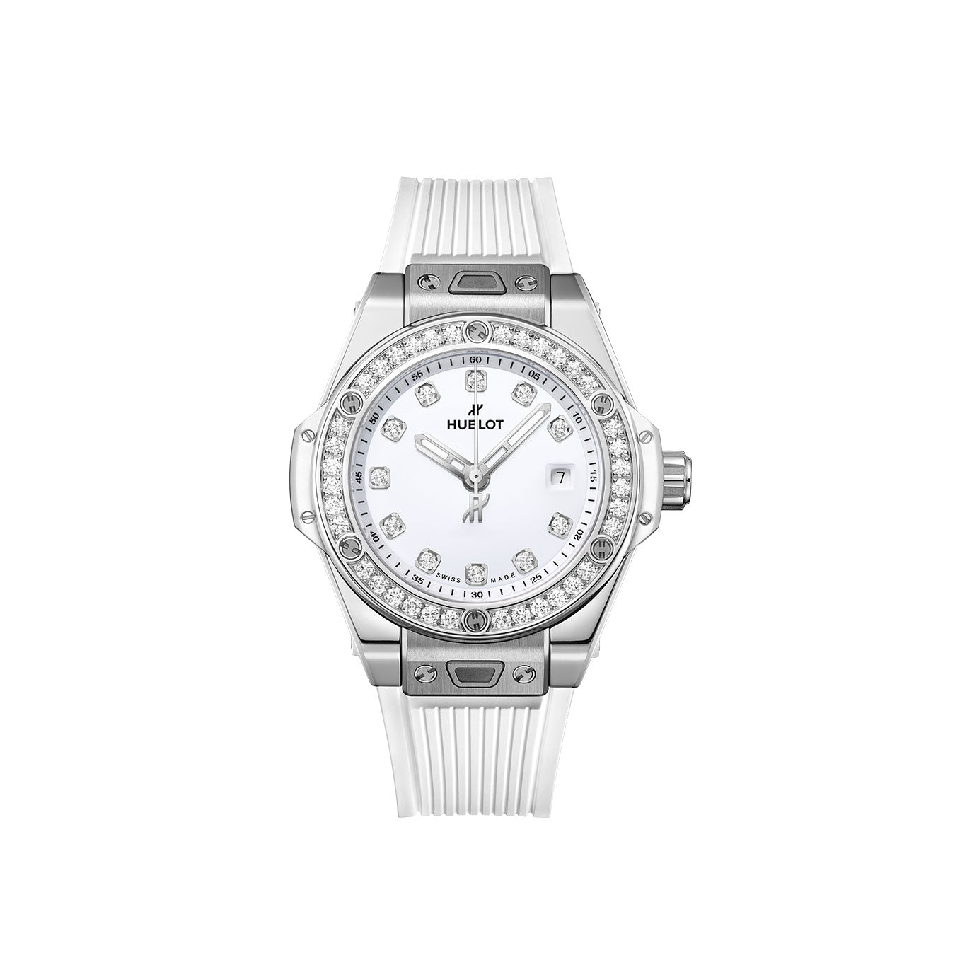 Hublot Big Bang ONE CLICK STEEL WHITE DIAMONDS Ref# 485.SE  display picture 2