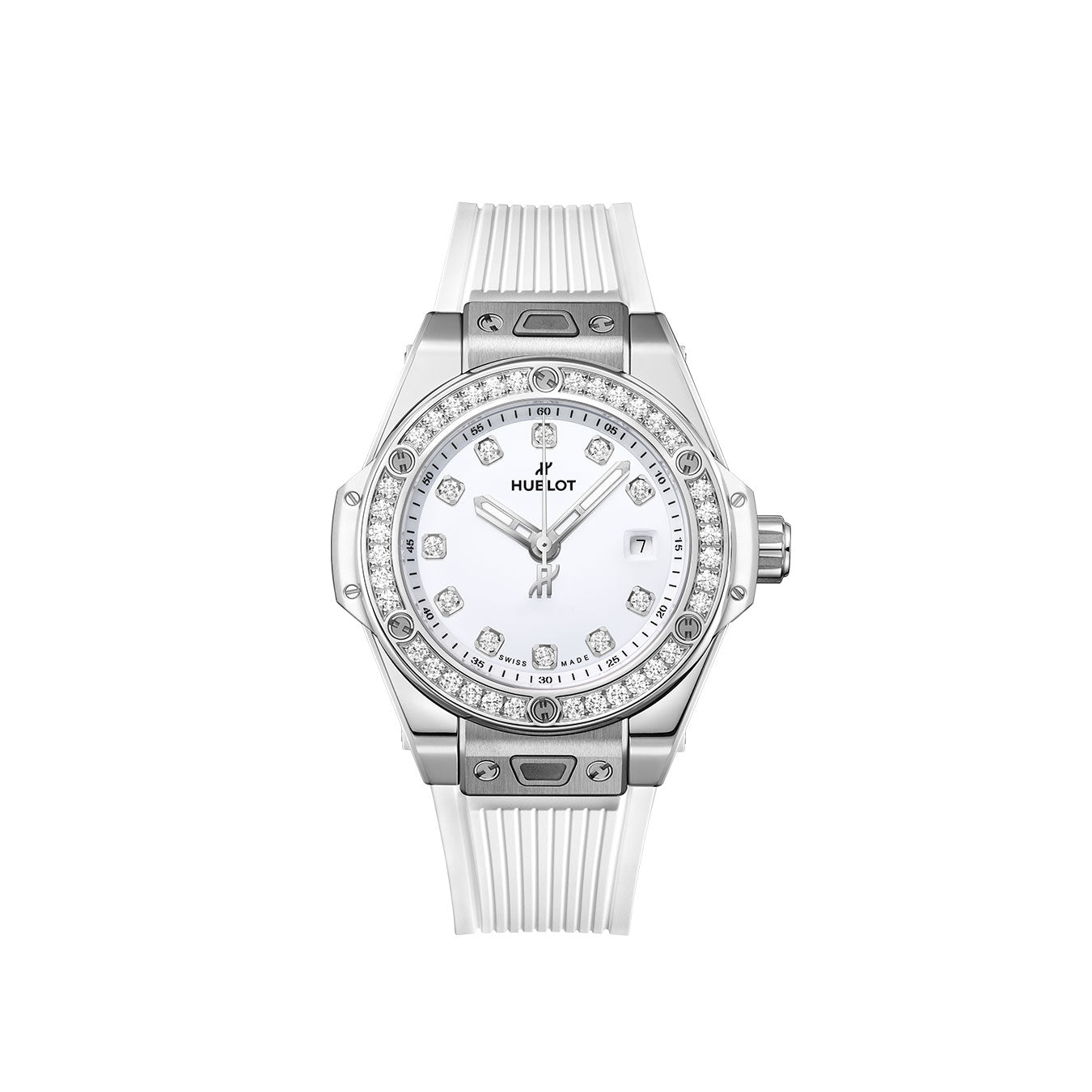 Hublot Big Bang ONE CLICK STEEL WHITE DIAMONDS Ref# 485.SE.2210.RW.120 –  Affordable Swiss Watches Inc.