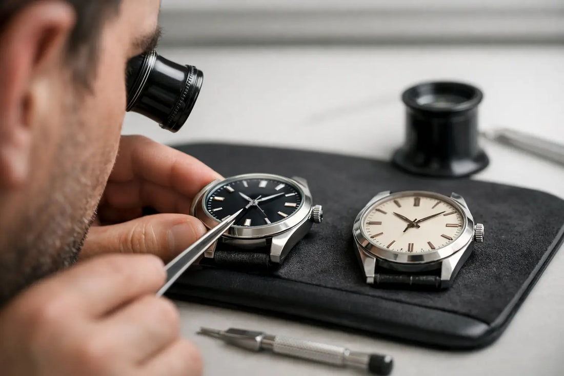 How to Spot Refinished Watch Dial Issues