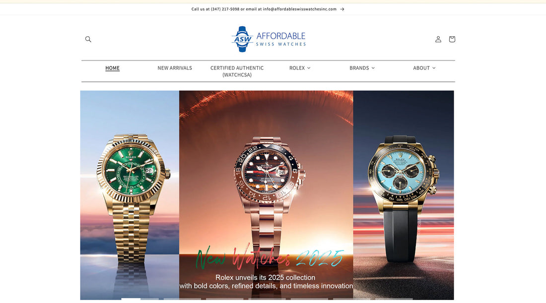 Finding Luxury Affordable Watches Online