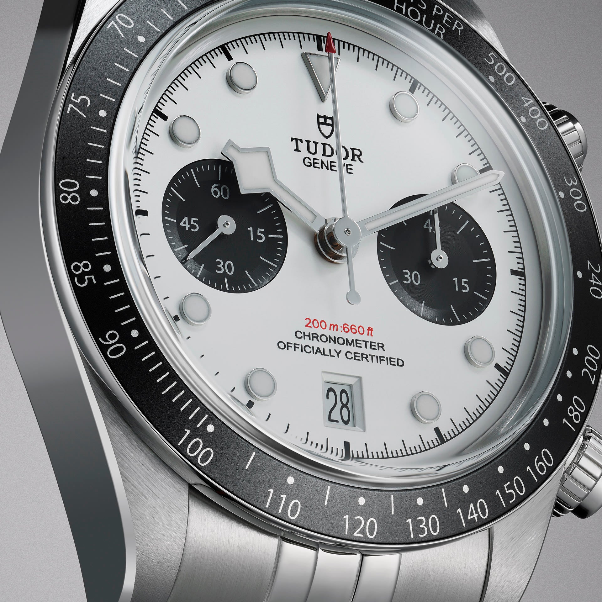 Tudor Black Bay Chrono, 41mm, Stainless Steel, Ref# M79360N-0014, Unworn 2025, Bezel