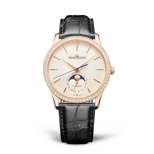 Jaeger-LeCoultre Master Ultra-Thin Moon, 18k Rose Gold and Diamonds, 39mm, Ref# Q1362501