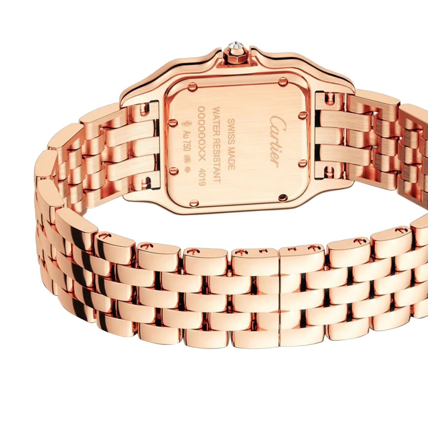 Unworn Cartier Panthère de Cartier Medium, 18k Rose Gold, Diamonds, 27mm x 37mm, Ref# WJPN0009, Main view, Back