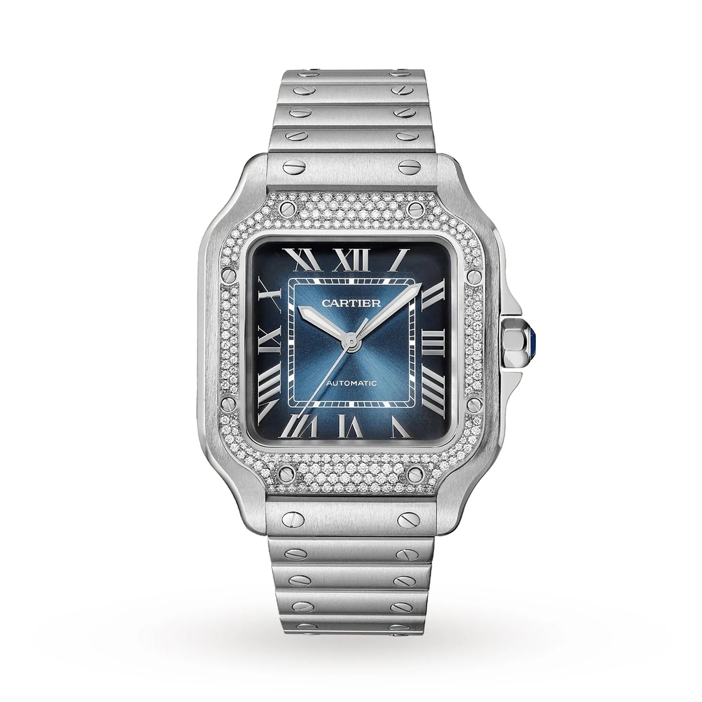 Unworn Cartier Santos de Cartier, Stainless Steel, 35.1mm, Ref# W4SA0006
