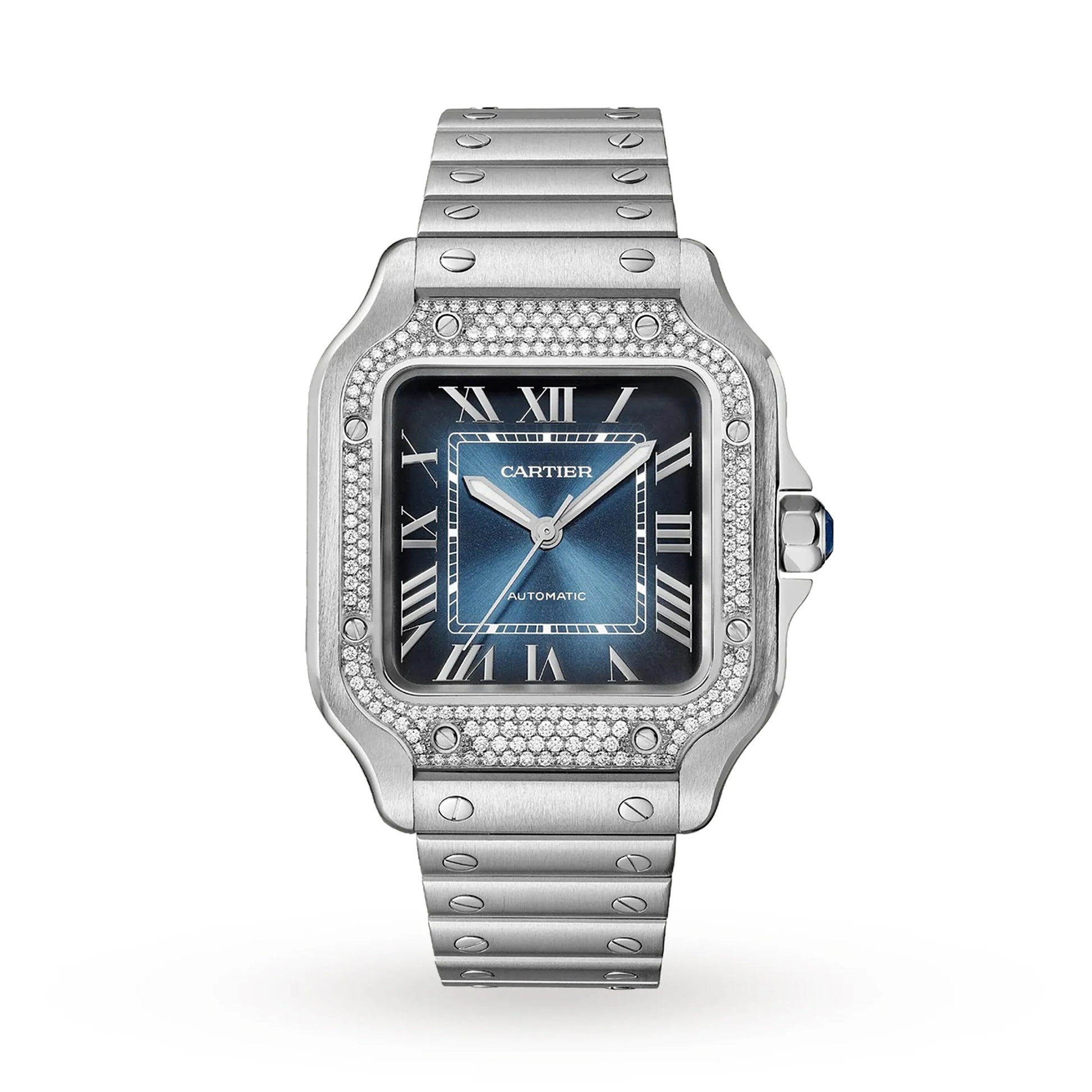 Unworn Cartier Santos de Cartier, Stainless Steel, 35.1mm, Ref# W4SA0006