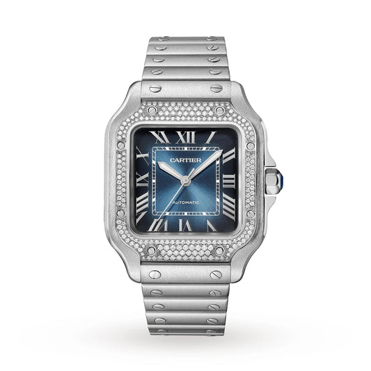 Unworn Cartier Santos de Cartier, Stainless Steel, 35.1mm, Ref# W4SA0006