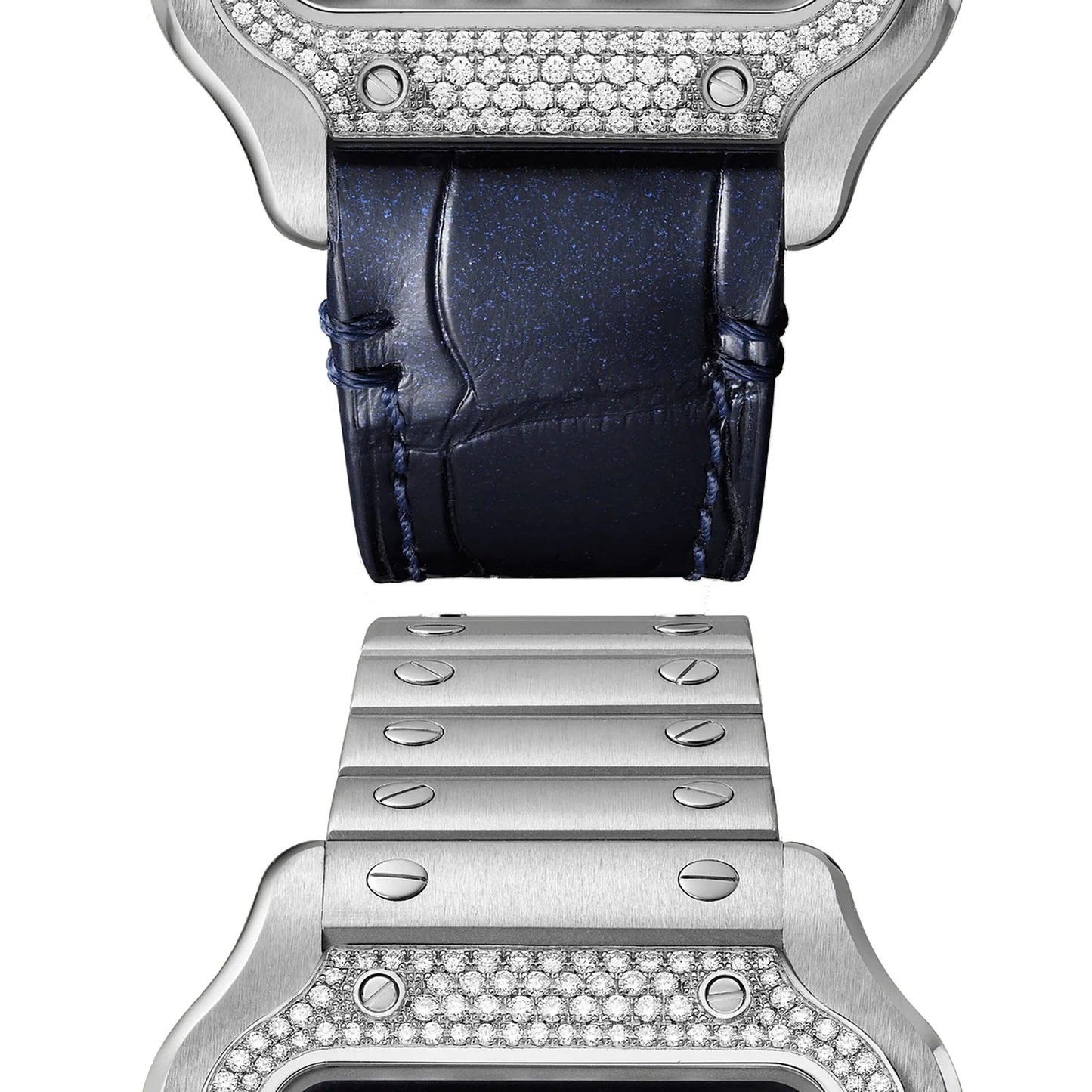 Unworn Cartier Santos de Cartier, Stainless Steel, 35.1mm, Ref# W4SA0006, Bracelet and Strap