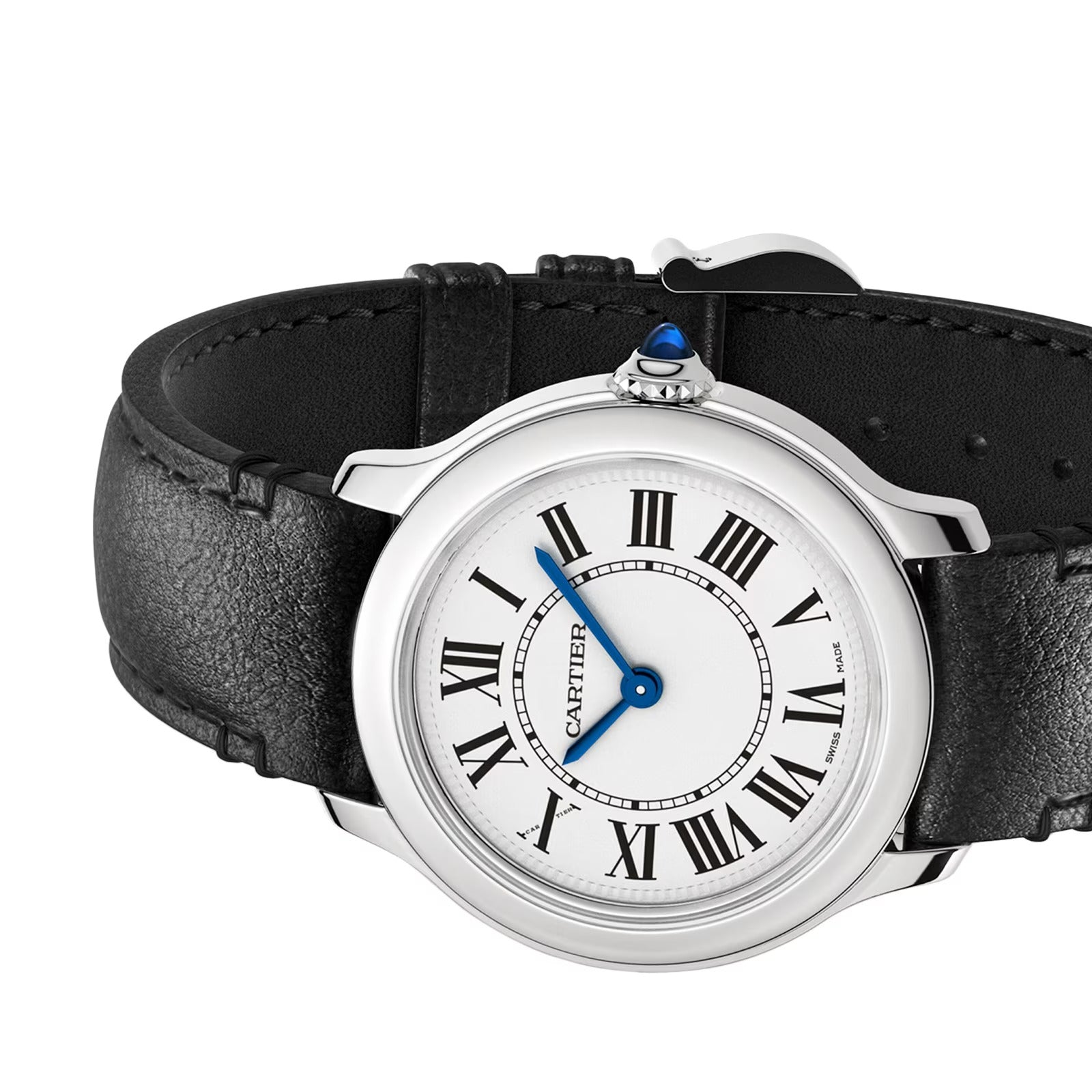 Unworn Cartier Ronde Must de Cartier, Stainless Steel, 29mm, Ref# WSRN0030, Main view, Front