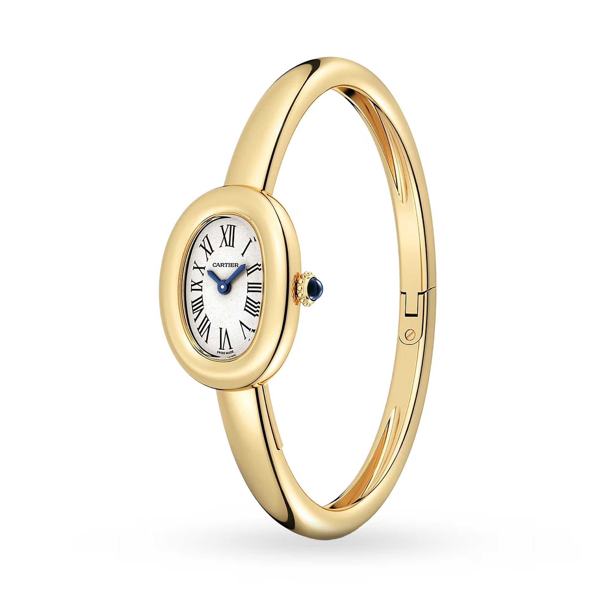 Unworn Cartier Baignoire Mini, 18k Yellow Gold, 24.6mm, x 18.7mm, Ref# WGBA0045, Main view, Right