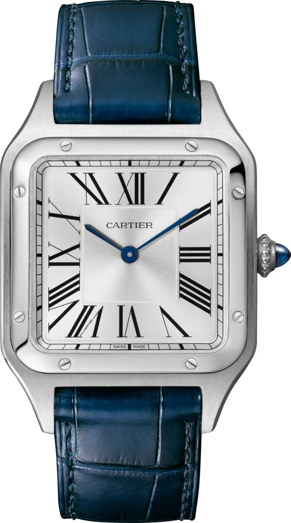 Unworn Cartier Santos Dumont de Cartier, Stainless Steel, 43.5mm x 31.4mm, Ref# WSSA0022, 1