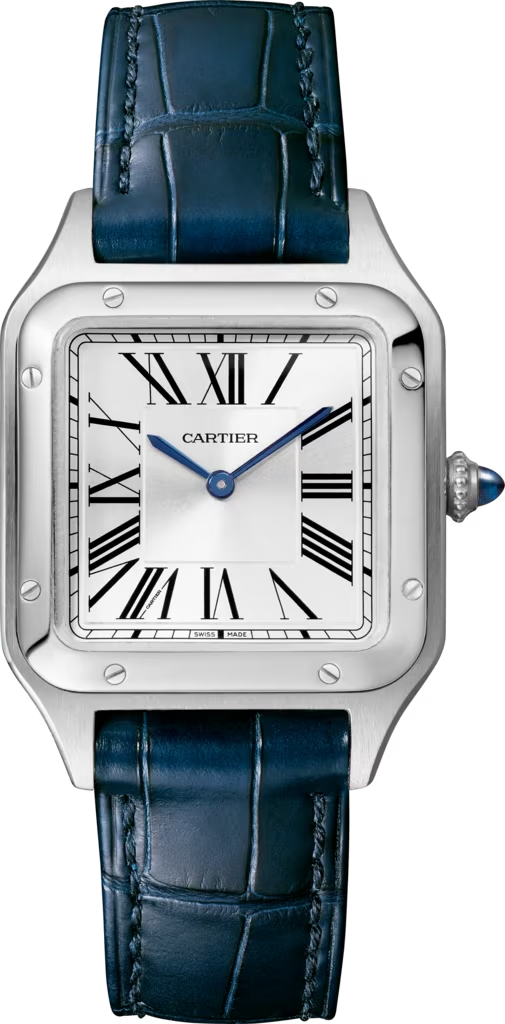 Unworn Cartier Santos-Dumont de Cartier, Stainless Steel, 38mm x 27.5mm, Ref# WSSA0023, 1