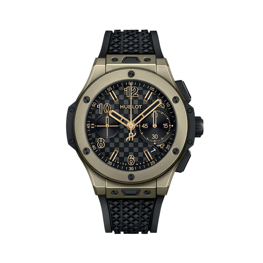 Unworn Hublot Big Bang 20th Anniversary Full Magic Gold 43, 431.MX.1330.RX, box and papers