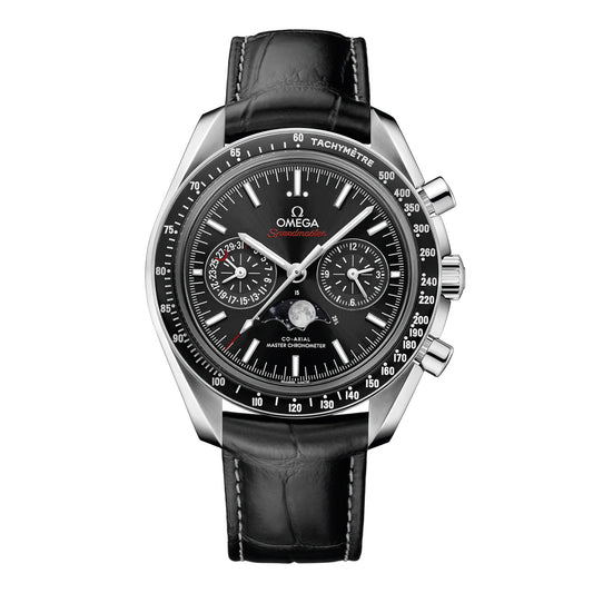 Unworn, Omega Speedmaster Moonphase 44mm, Ref#304.33.44.52.01.001, box and papers
