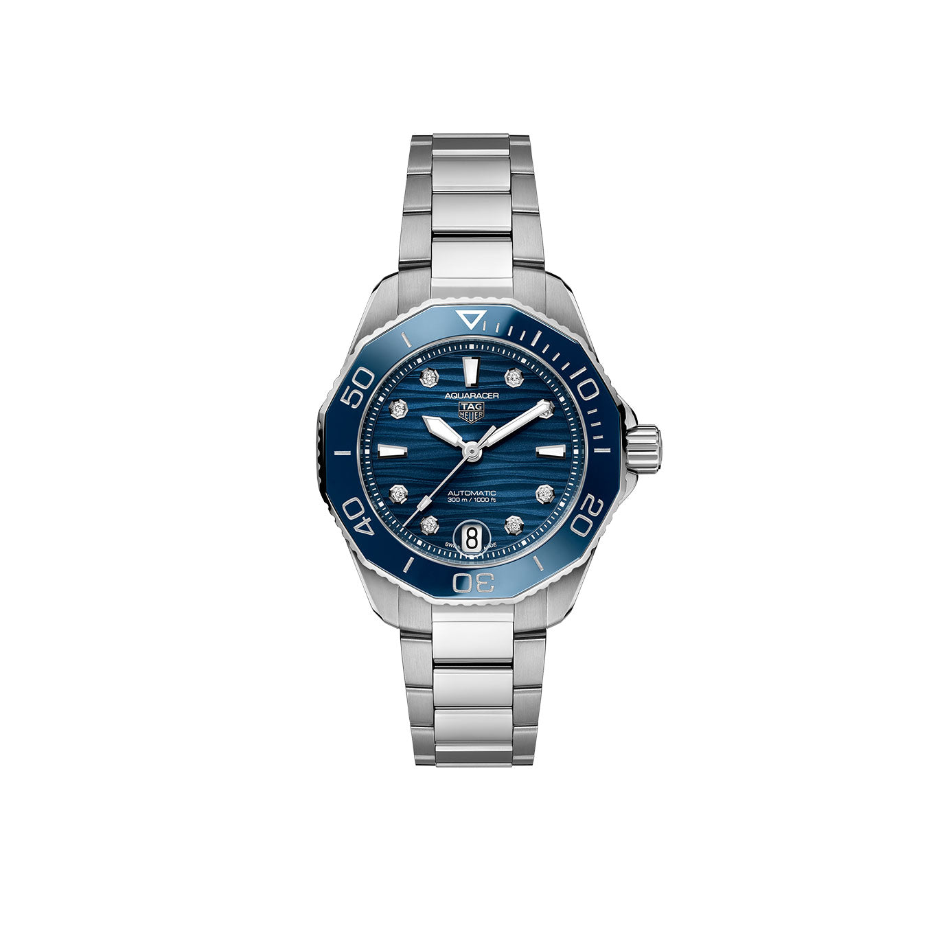 Unworn TAG Heuer Aquaracer Professional 300 Date, 36mm, Ref# WBP231B.BA0618, box & papers