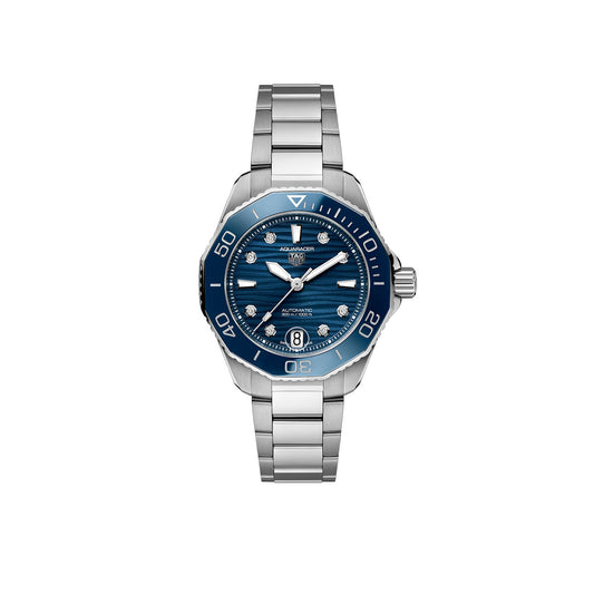 Unworn TAG Heuer Aquaracer Professional 300 Date, 36mm, Ref# WBP231B.BA0618, box & papers