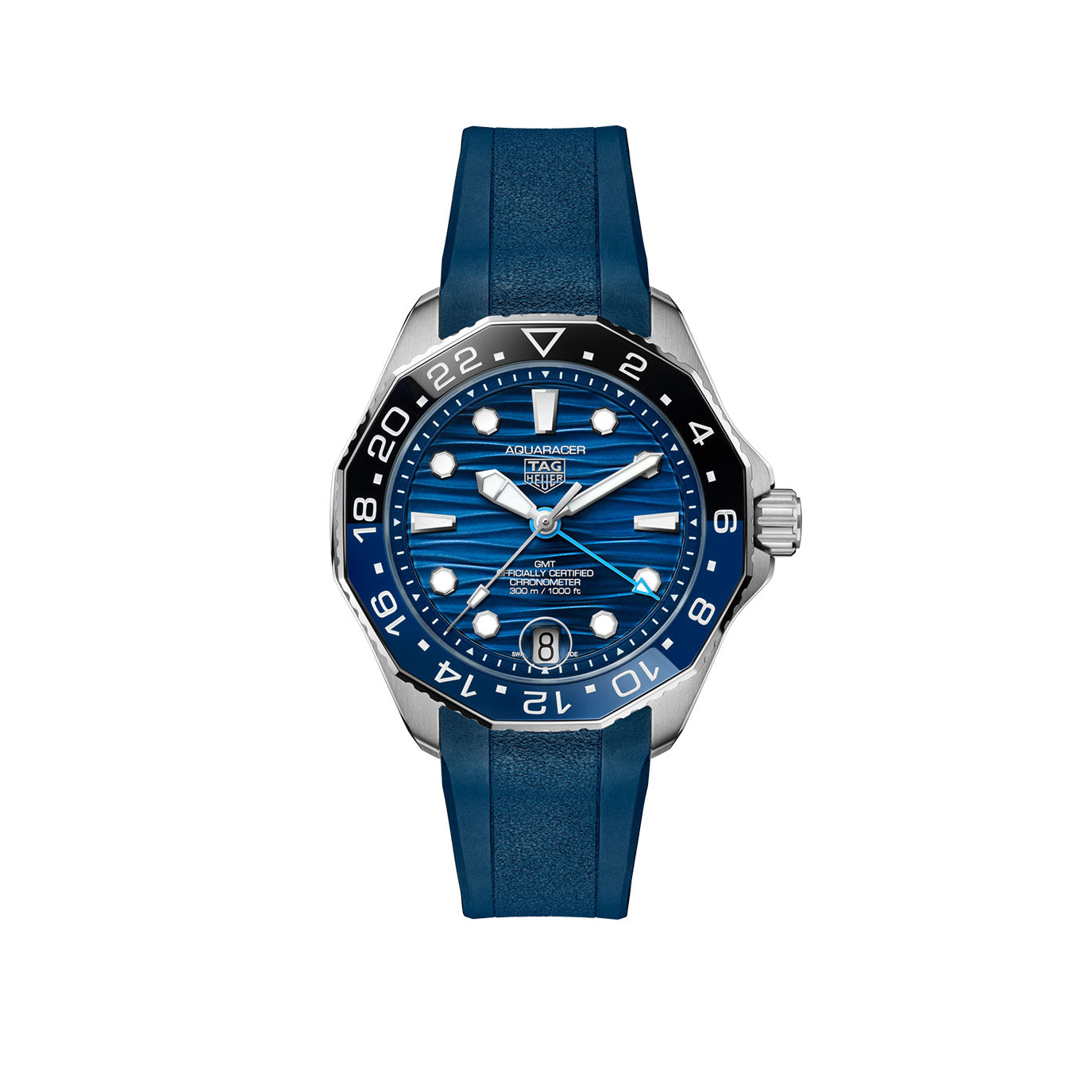 Unworn TAG Heuer Aquaracer Professional 300 GMT, 42mm, Ref# WBP5114.FT6259, box & papers