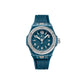Unworn Hublot Big Bang One Click Petrol Blue Ceramic Diamonds 33, 485.ES.5171.RX.1204, box and papers