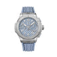 Unworn, Hublot Big Bang Original Unico Titanium Coal Blue, Ref# 431.NX.717B.RX, box and papers,