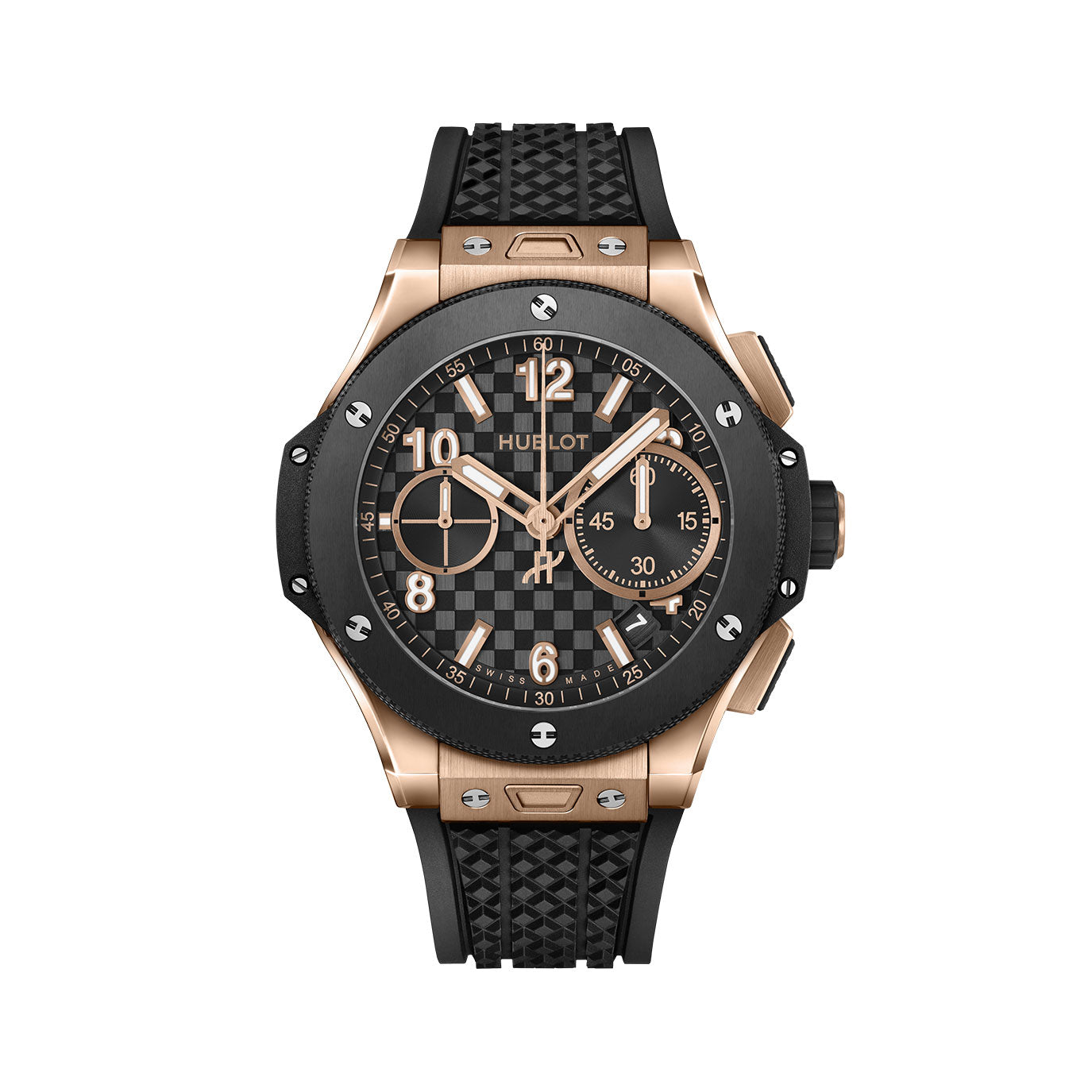 Unworn, Hublot Big Bang Original Unico King Gold Ceramic, Ref# 431.OM.1380.RX, box and papers.