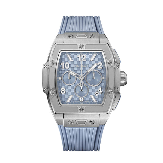 Unworn, Hublot Spirit of Big Bang Titanium Coal Blue, Ref# 642.NX.717B.RX, box and papers.