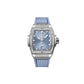 Unworn, Hublot Spirit of Big Bang Steel Coal Blue Diamonds, Ref# 682.SX.717B.RX.1204, box and papers.