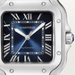 Unworn Cartier Santos de Cartier, Stainless Steel, 35.1mm, Ref# WSSA0063, Dial