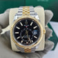 Pre-owned Rolex Sky-Dweller, 42mm, Oystersteel and 18k Yellow Gold, Black, Jubilee, Ref# 336933-0004