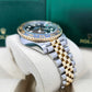 Pre-owned Rolex GMT-Master II, 40mm, Oystersteel and 18k Yellow Gold, Ref# 126713GRNR-0001