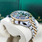 Pre-owned Rolex GMT-Master II, 40mm, Oystersteel and 18k Yellow Gold, Ref# 126713GRNR-0001
