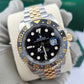 Pre-owned Rolex GMT-Master II, 40mm, Oystersteel and 18k Yellow Gold, Ref# 126713GRNR-0001