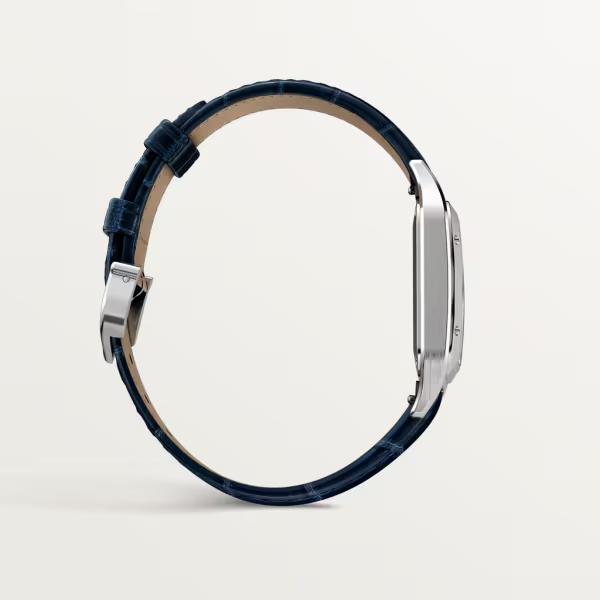 Unworn Cartier Santos-Dumont de Cartier, Stainless Steel, 38mm x 27.5mm, Ref# WSSA0023, Left