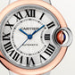 Unworn Cartier Ballon Bleu, Stainless Steel and 18k Rose Gold, 36mm, Ladies, Ref# W2BB0033, Dial