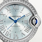Unworn Cartier Ballon Bleu de Cartier, Stainless Steel and Diamonds, 33mm, Ref# W4BB0028, Dial