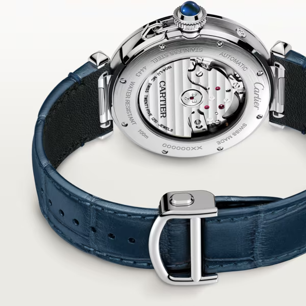 Unworn Cartier Pasha de Cartier Moonphase, Stainless Steel, 41mm, Ref# WSPA0030, Main view, back