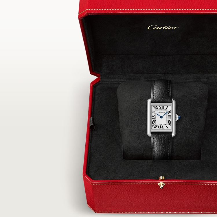 Unworn Cartier Tank Must SolarBeat™ de Cartier, Small Stainless Steel, 29.5mm x 22mm, Ref# WSTA0060, Watch in box