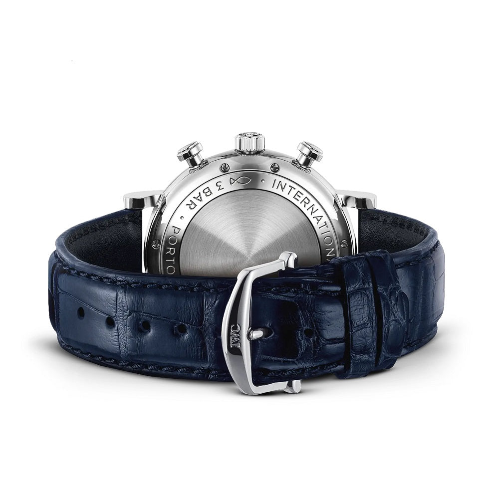 IWC Portofino Chronograph, Stainless steel, 42mm, Ref# IW391037, Strap and clasp