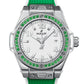 Unworn Hublot Big Bang One Click Joyful Steel Apple Green 33, 485.SG.2210.RX.1222, box and papers