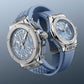 Unworn, Hublot Big Bang Original Unico Titanium Coal Blue, Ref# 431.NX.717B.RX, box and papers,