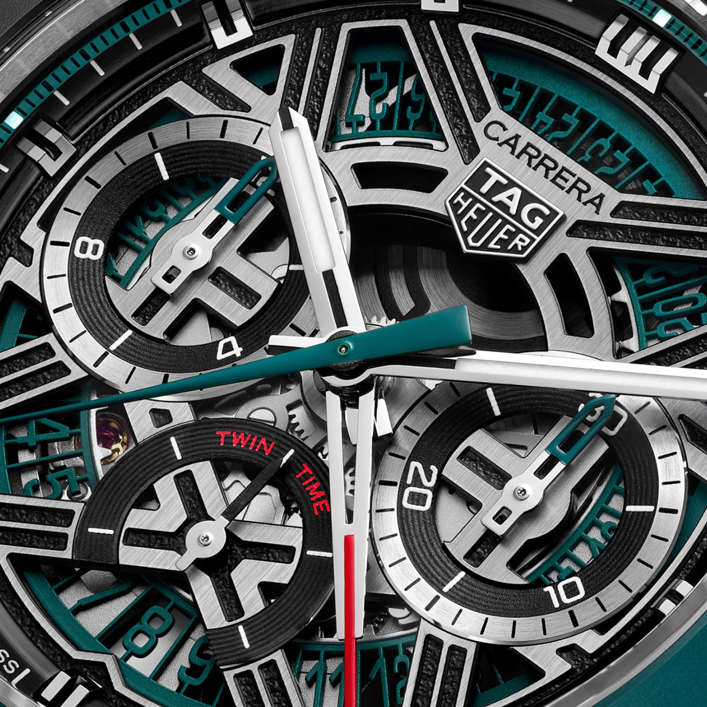 Unworn, TAG Heuer Carrera Chronograph Extreme Sport Twin-Time, Ref# CBU2084.FT6297, box and papers.